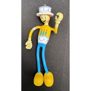 Vintage Bendos BO The Birthday Boy Bendy Posable Action Figure 1999 -S1C